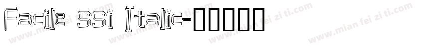 Facile SSi Italic字体转换